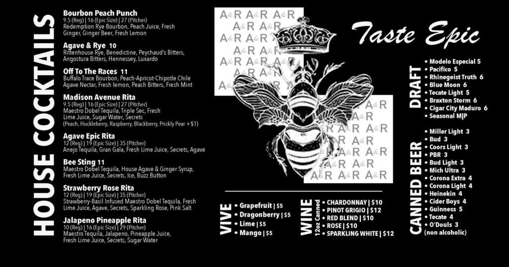 Most Popular Items on the Agave & Rye Menu